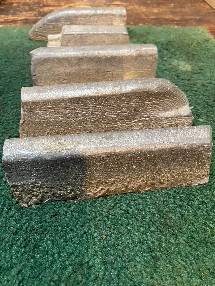 34 Lb. ingot in 5 pieces.