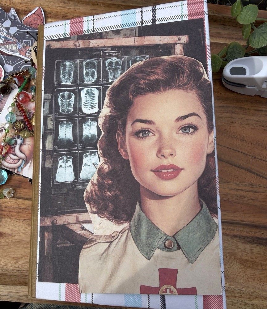 Handmade Nurse Junk Journal