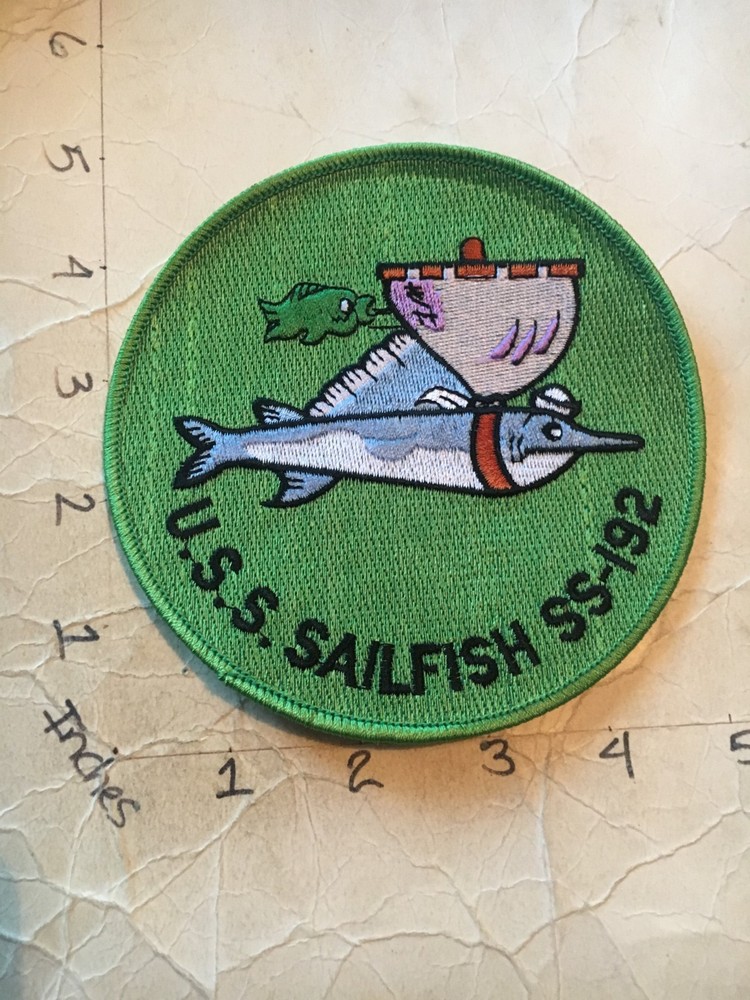 US NAVY USS Sailfish SS-192 Submarine Patch 8/8/25