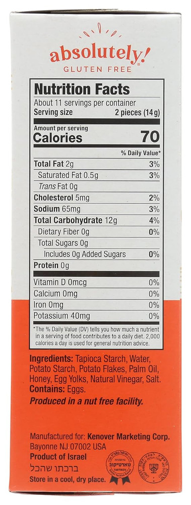 Gluten Free Flatbread, Original, 5.29-Ounce