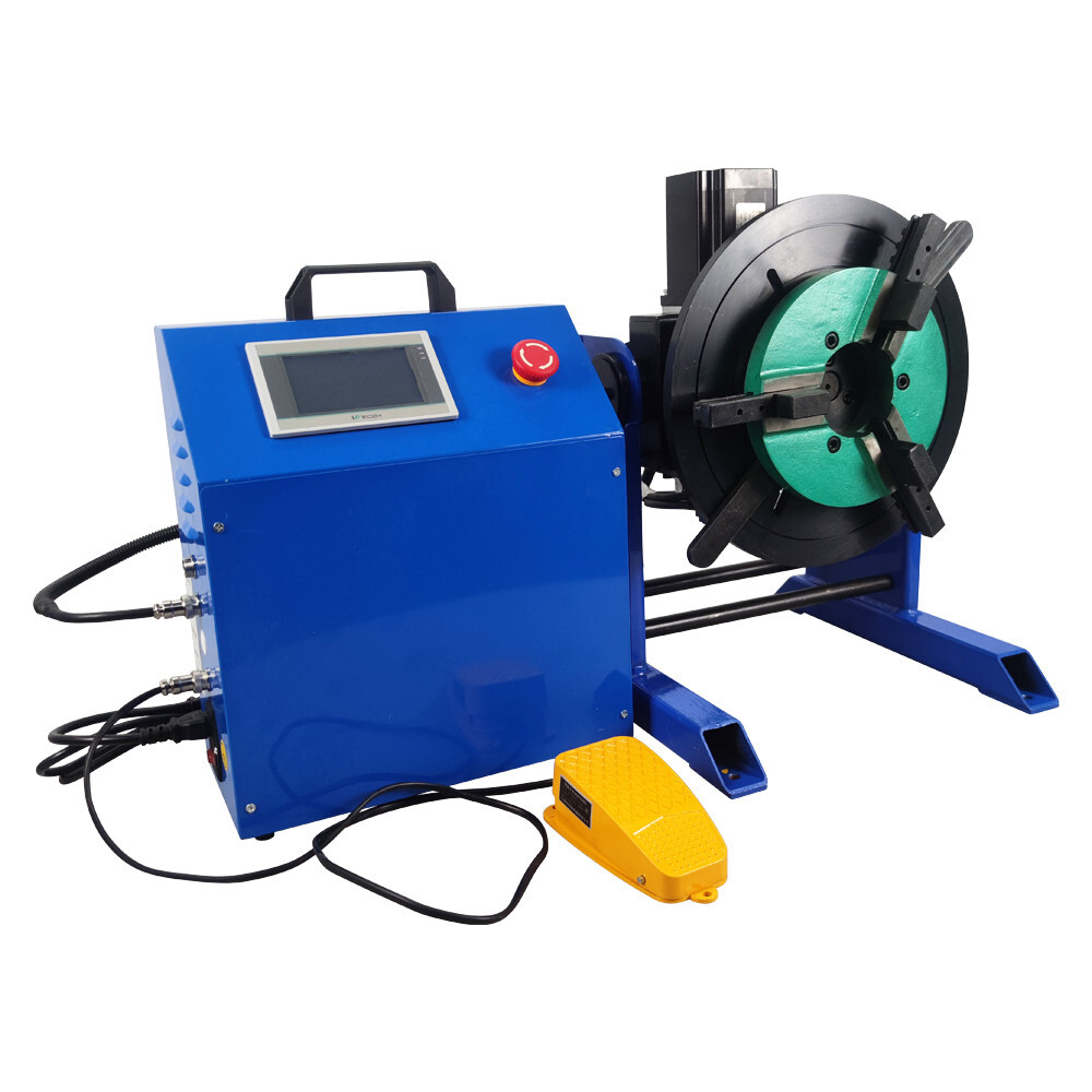 50KG Automatic Welding Positioner +200MM Chuck PLC Controller