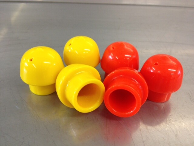 25 Pack SCBA Cylinder Valve Thread Protector Caps Yellow