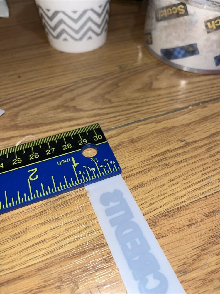 Play 60 Credits Decal Used /BA