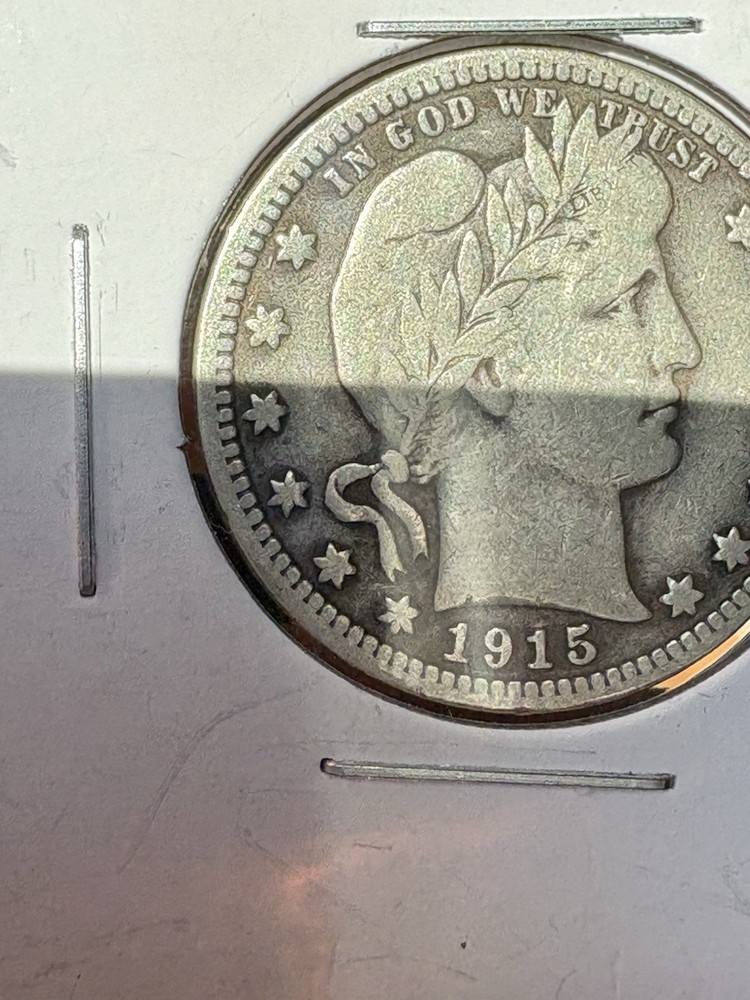 1915 D Barber Half Dollar 90% Silver Circulated