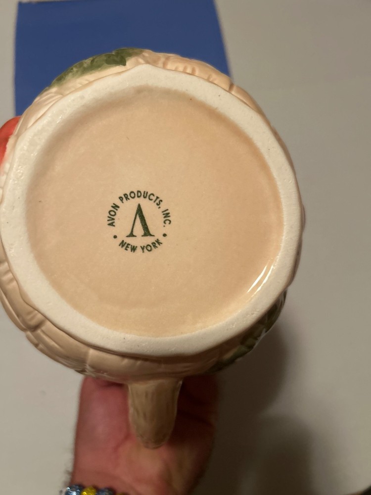 Avon Golden Orchards Eathernware Pitcher