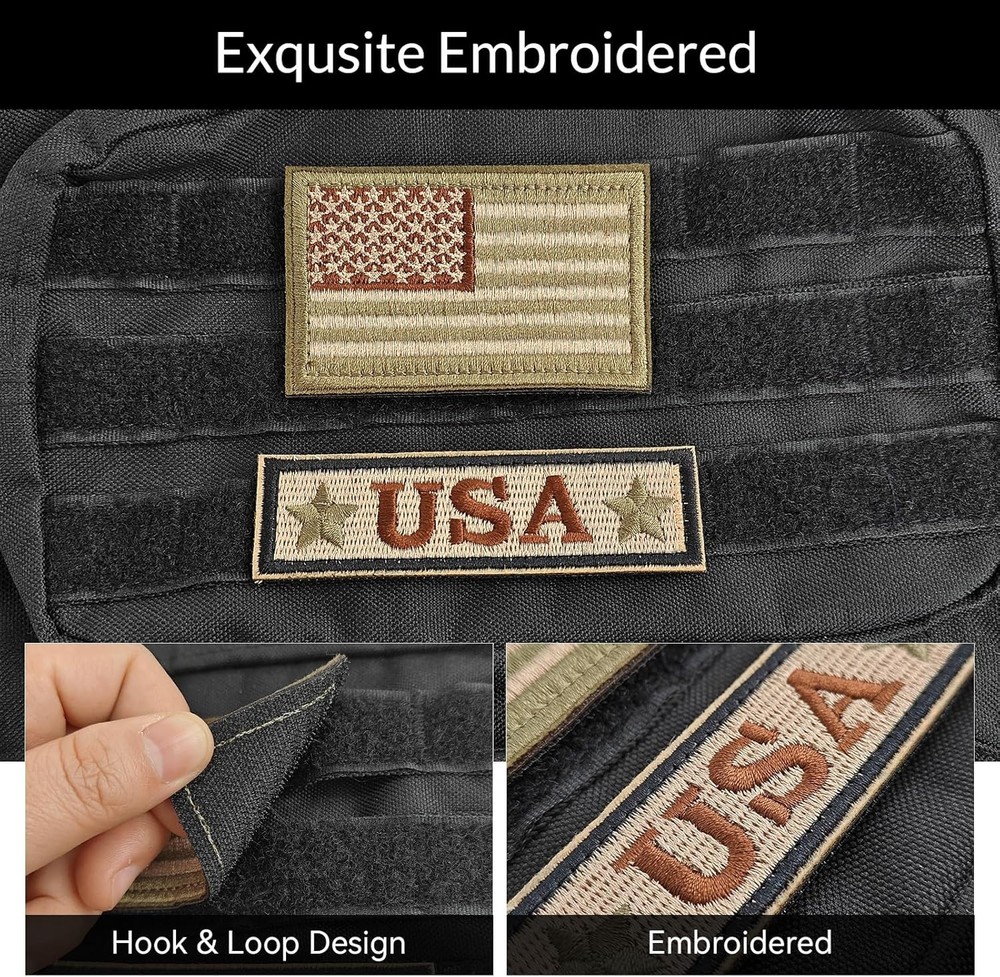Unique 50-Piece Embroidered Patch Assortment