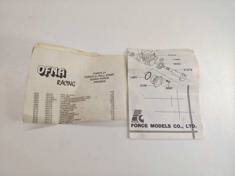 Delta Force FC Engine 3.5 Nitro Engine w/ Carb ++