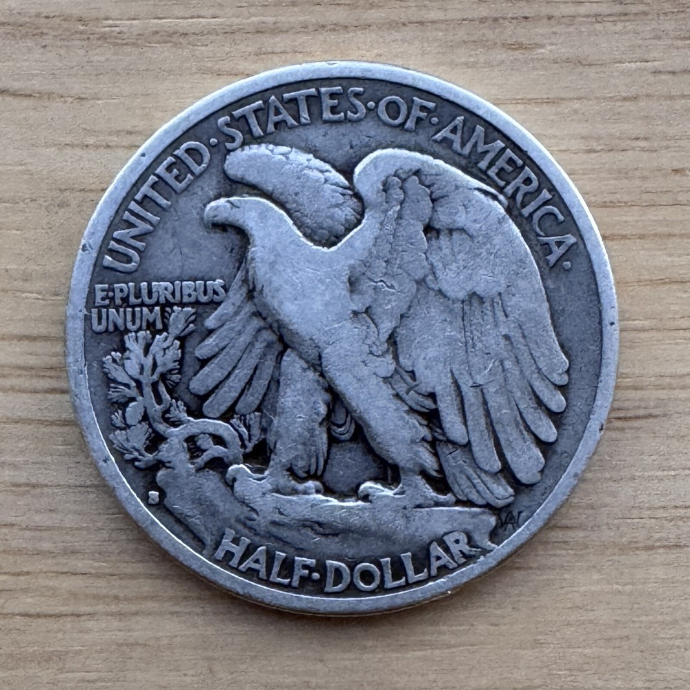1934-S Walking Liberty Half Dollar, Great Condition