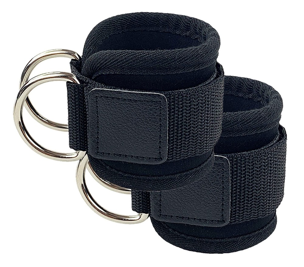 Ankle Strap for Cable Machine, 1 Pair Ankle Bands for Working Out Ankle Cuffs...