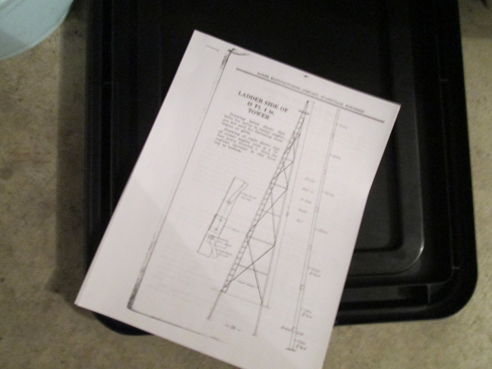 Monitor Windmill Tower Descriptive Assembly Guide, 1936