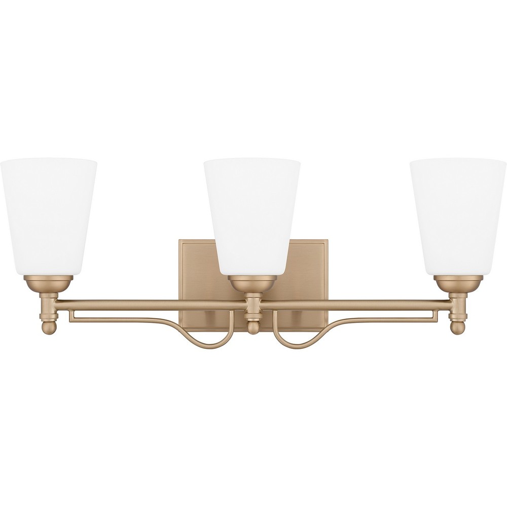 Bronze Gold Three Light Bath from the Esther Collection