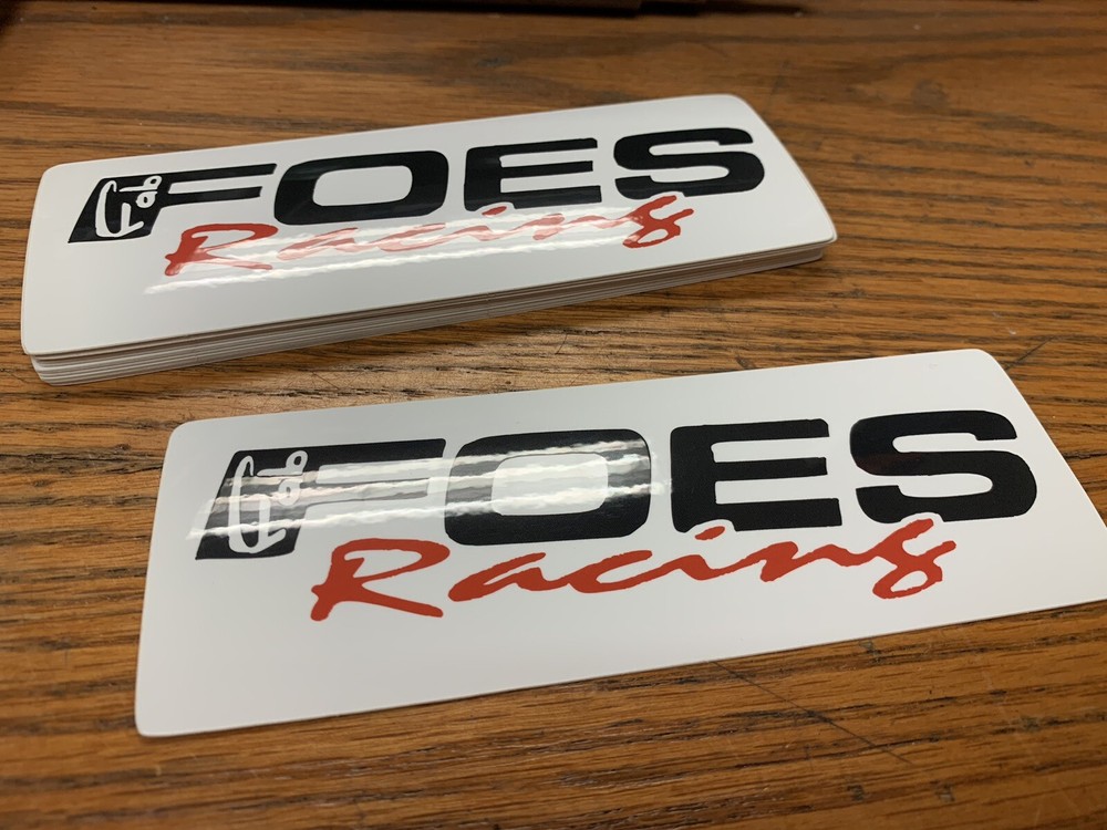 Foes Racing Stickers 