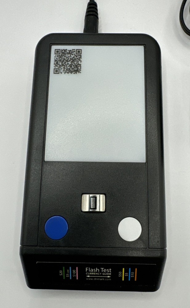 Dri Mark Counterfeit Flash Bill Test Detector Ink Watermark UV Tester EUC