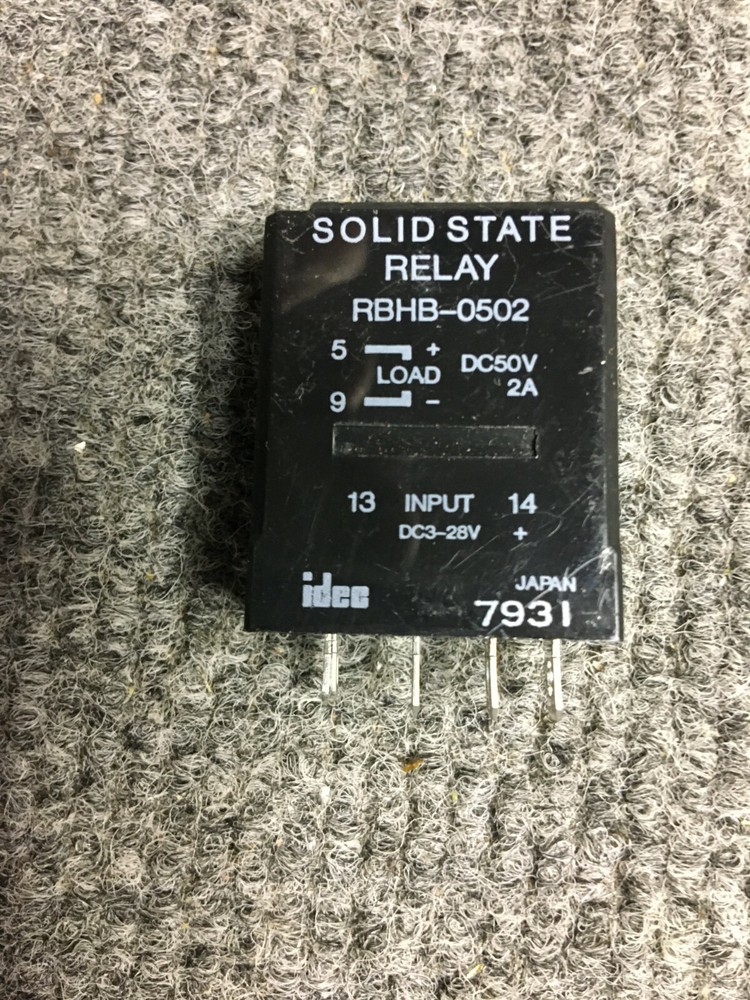 Relay Solid State RBHB-0502 Input 3-28VDC Output 50VDC 2A