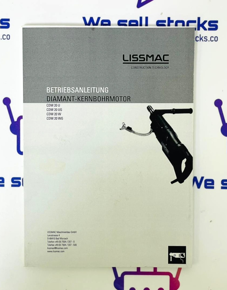 LISSMAC CDM 20 U Core Drill 700301