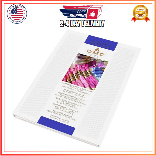 DMC COLORCRD Needlework Threads 12-Page Printed Color Card
