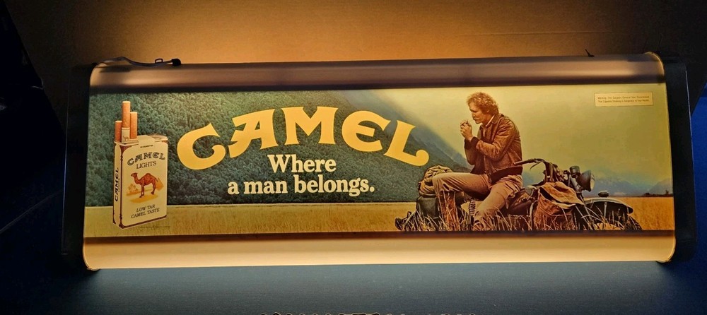 Camel Lights 40" Poker / Pool Table Light 1982 * LED Conversion * Fits 7' Table