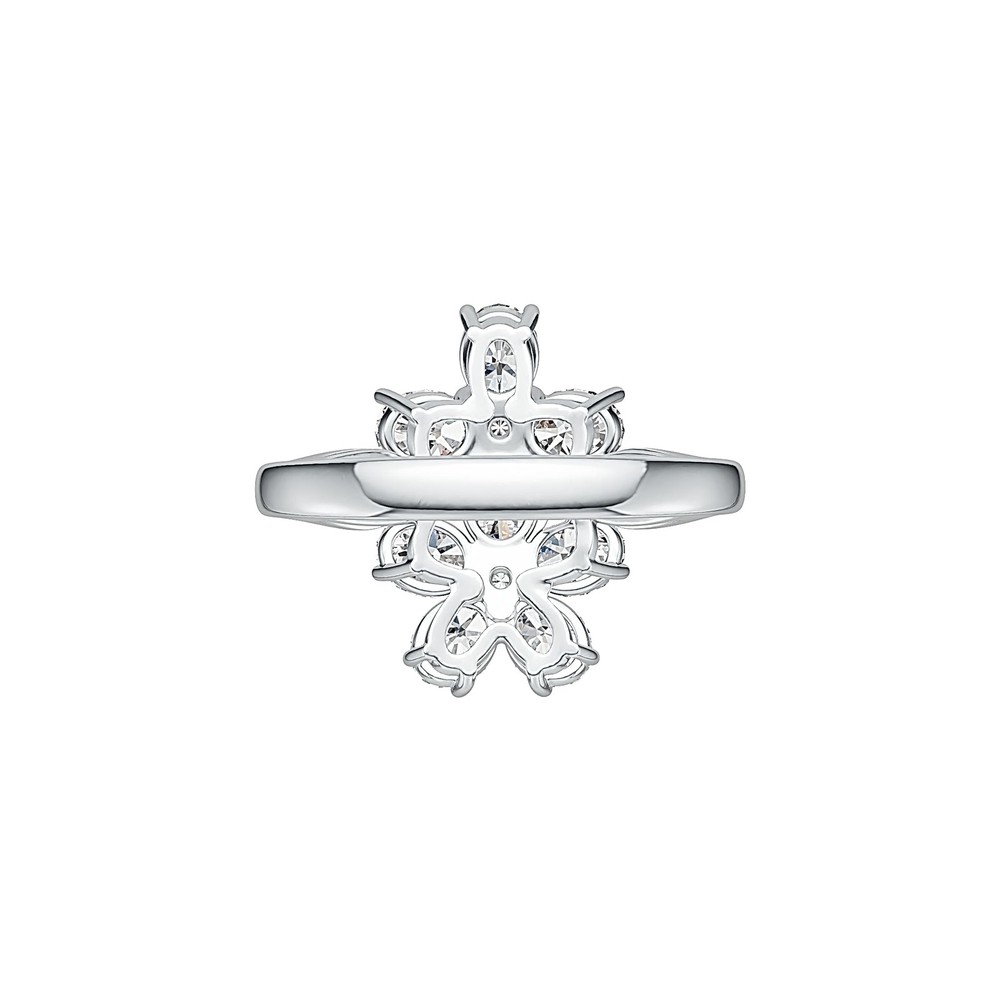 Sterling Silver Semi Mount Ring Setting Oval OV 5X4mm