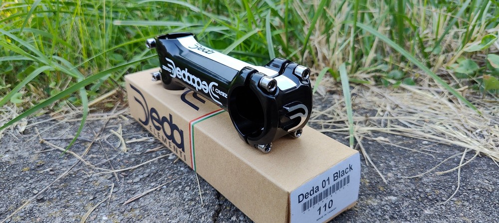 DEDA ELEMENTS ZERO1 Handlebar Mount - 110mm - BLACK - NOS* Steam