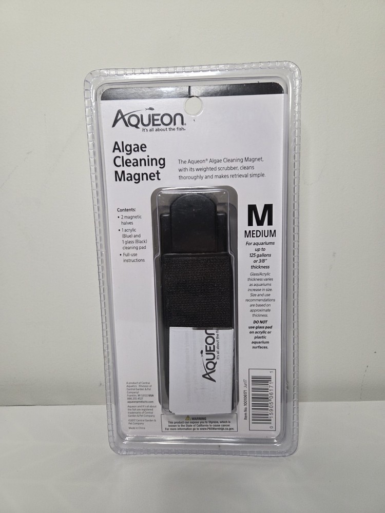 AQUEON Algae Cleaning Magnet Glass Acrylic - Medium