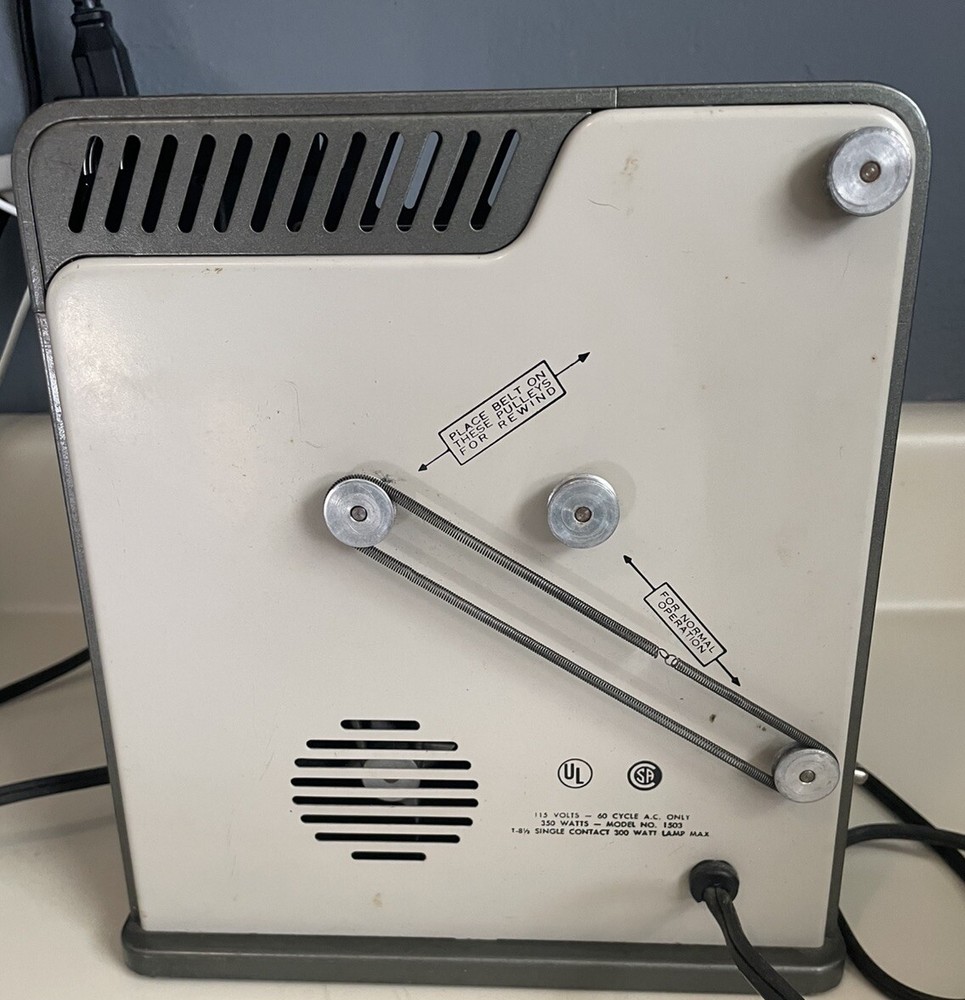 Brumberger 8mm Cine Projector Model 1503 - Powers On - Untested - Read Below