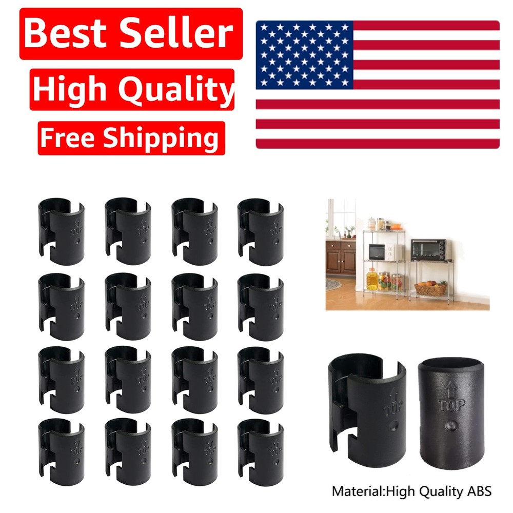 Durable Wire Shelf Clips - 32 Pack for Convenient Shelf Replacement Needs