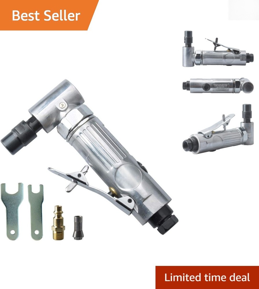 1/4-Inch 90° Angle Air Die Grinder - Lightweight & Variable-Speed Precision Tool