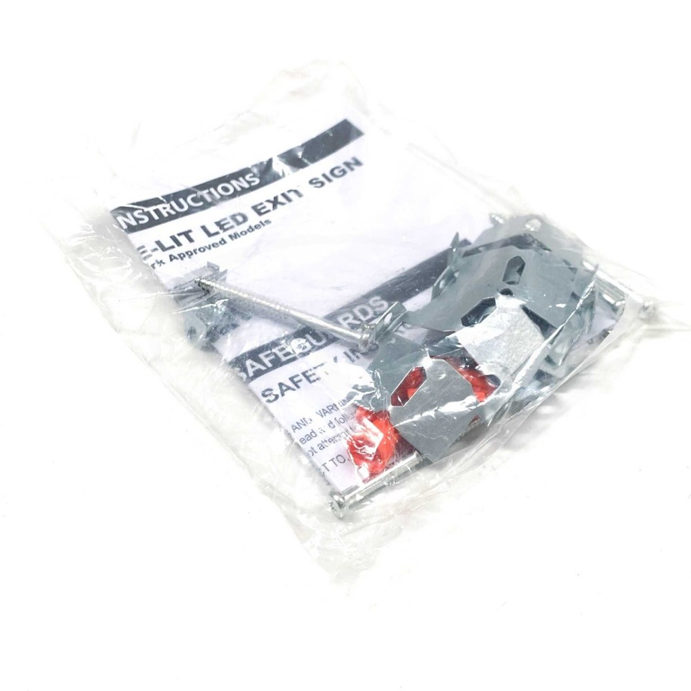 CEL-2-B-RM-BA-R Mule Recessed Mount Edge-Lit LED Exit Sign