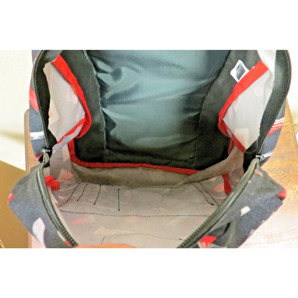 Jansport Superbreak Backpack - Red Fresh Prince Pattern