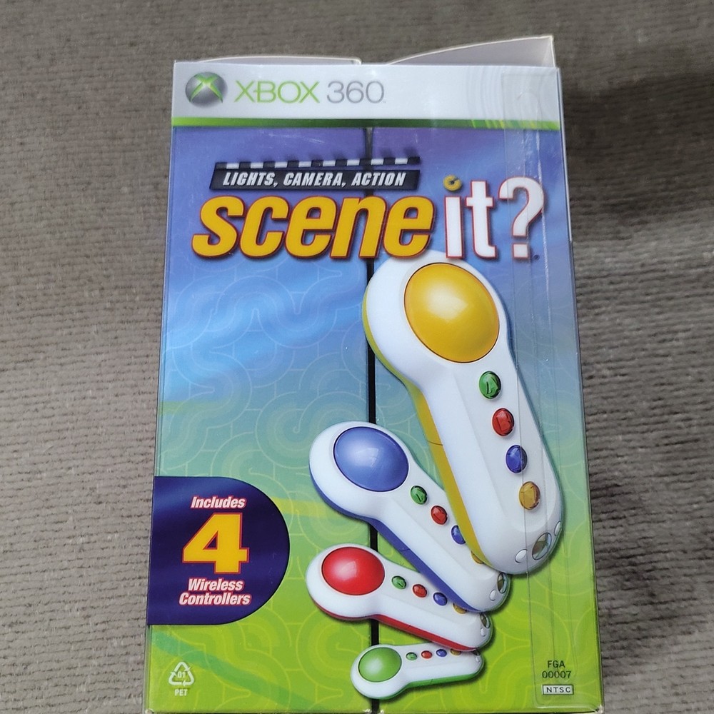 Microsoft Screenlife Scene It? Lights, Camera, Action Trivia Game + Controllers