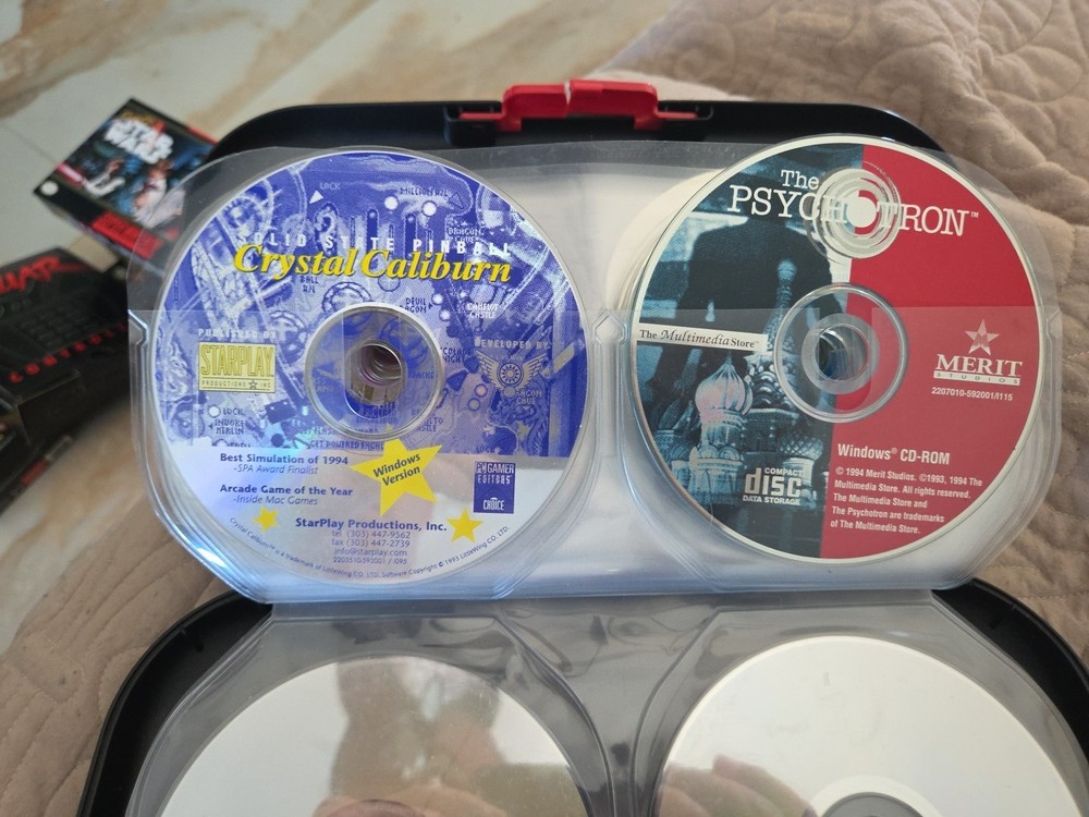 CD Box Holder By ALPHA W/ MISC CDs