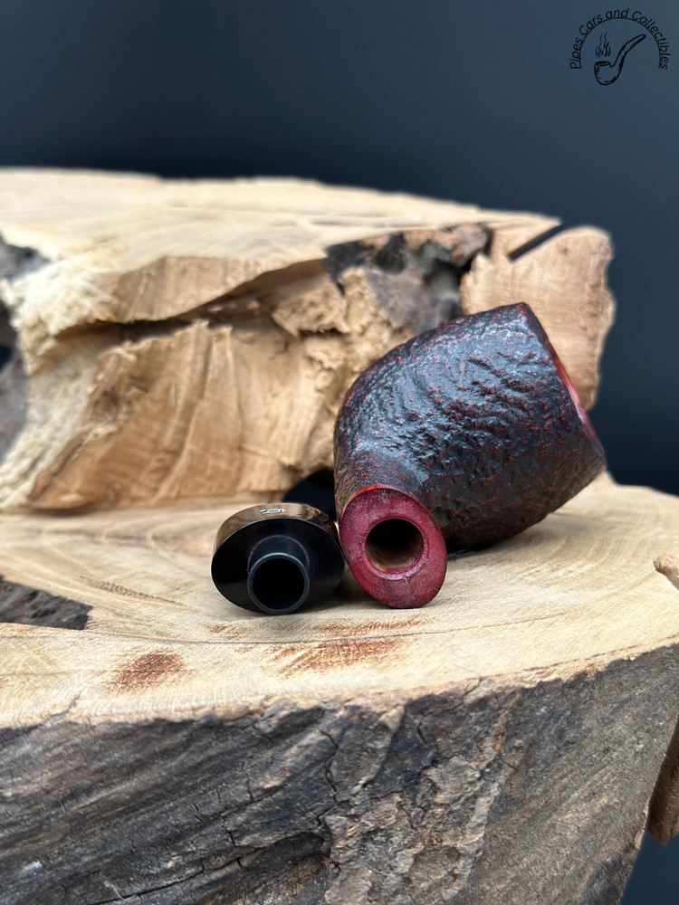 Bjarne Handmade In Denmark Sandblasted Smoking Pipe
