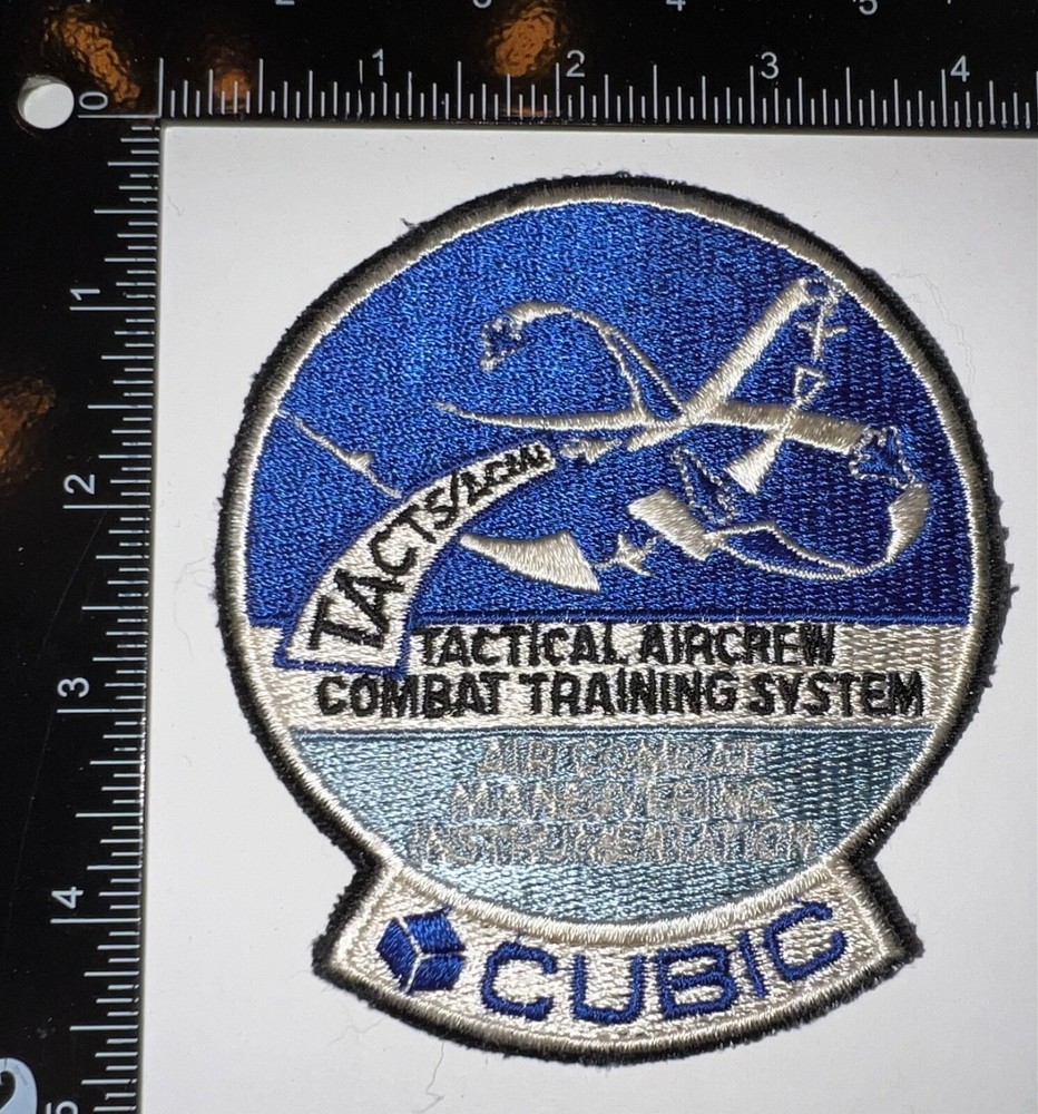 USAF US Air Force Tactical Aircrew Combat Training System CUBIC Patch