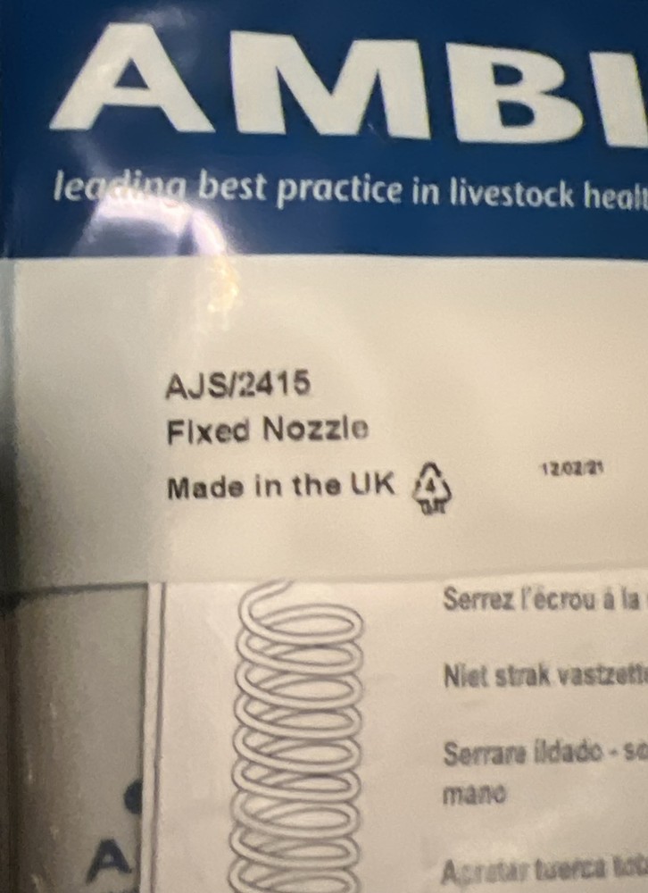 Ambic AJS 2415 Fixed Nozzle