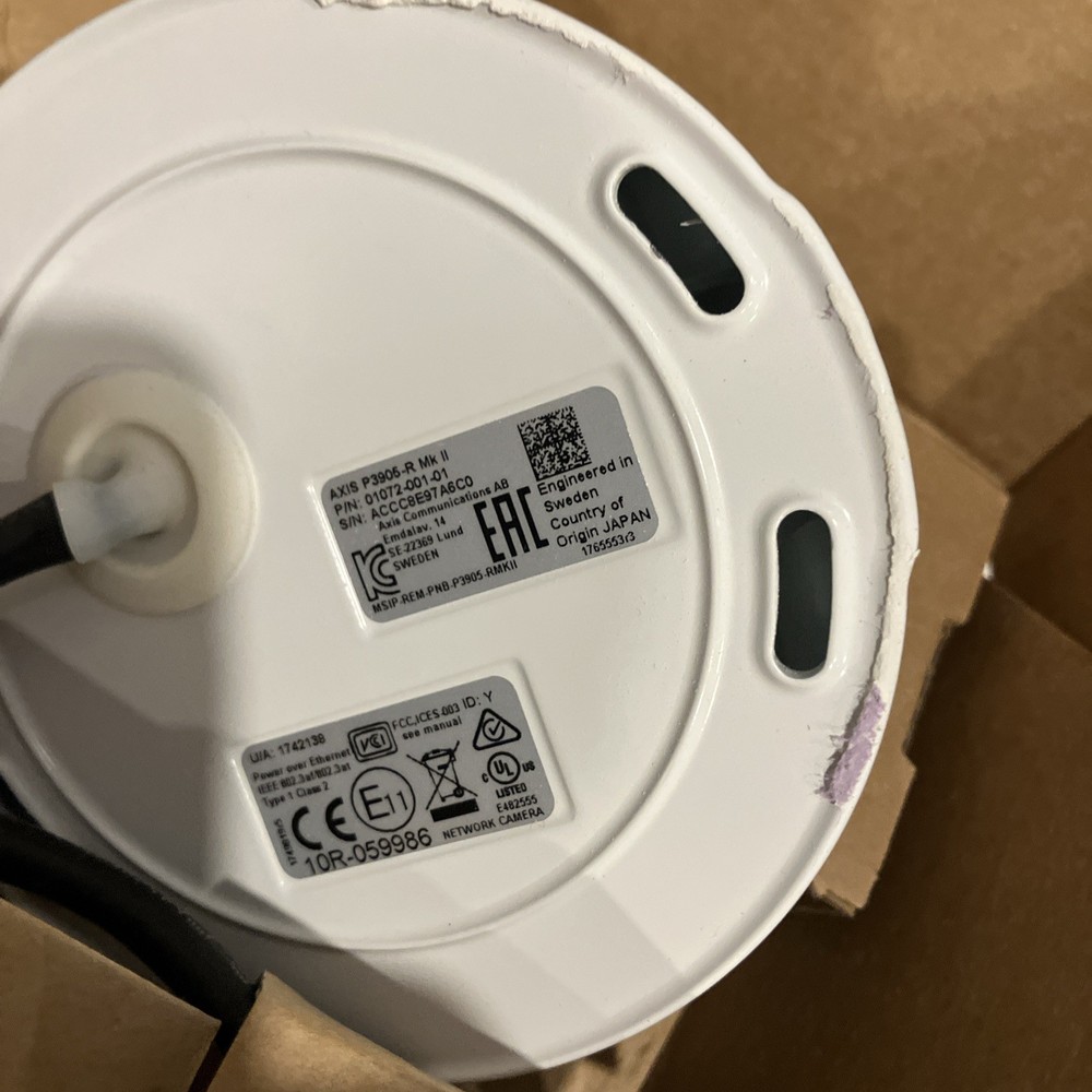 axis P3905-R Mk II