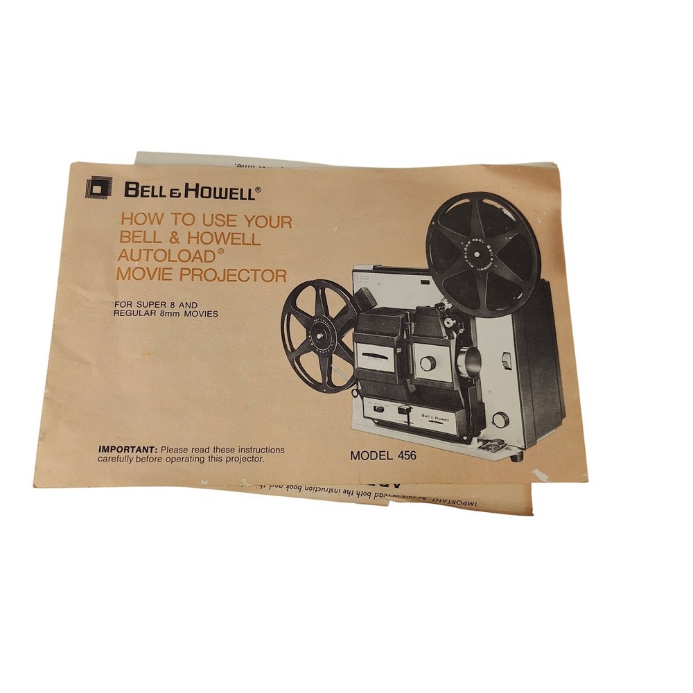 Bell & Howell Autoload 8mm Projector Design 497A Multi Motion Super 8 Woodgrain