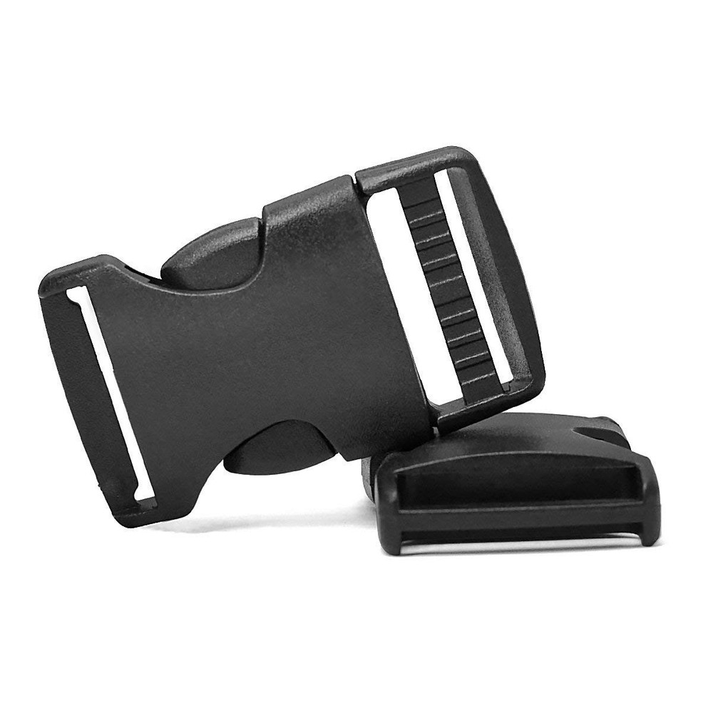 Petutu 20 Pack Plastic Buckles 1 Inch Quick Side middle, 1 X 20
