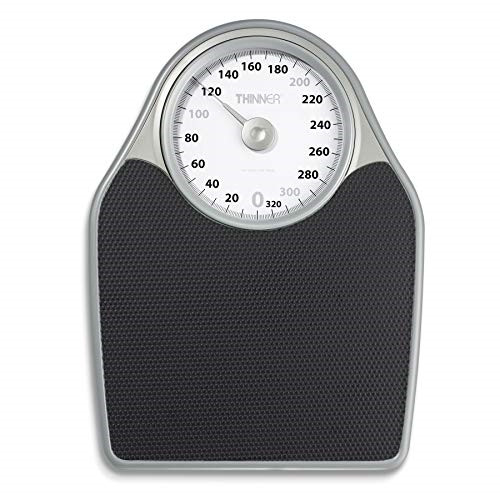 Thinner Extra-Large Dial Analog Precision Bathroom Scale, Analog Bath Scale