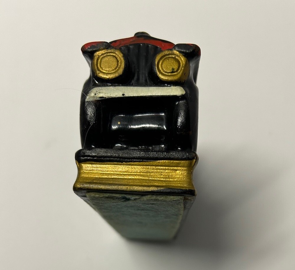 Vintage Decorative Antique Car Ceramic Bookends Set