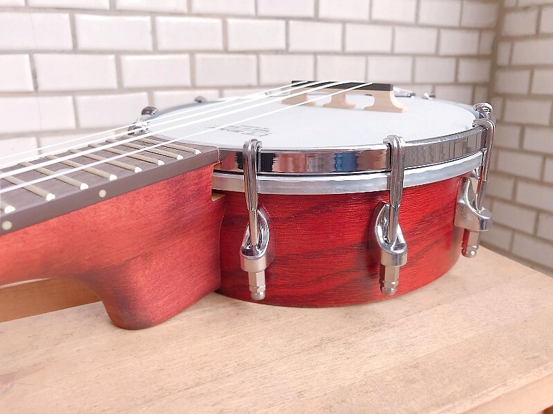 Rally Soprano Ukulele banjo 4 string open back DUB-JR