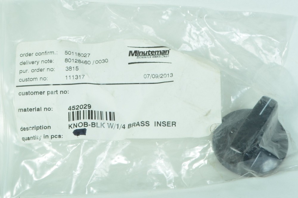 Minuteman 452029 Knob