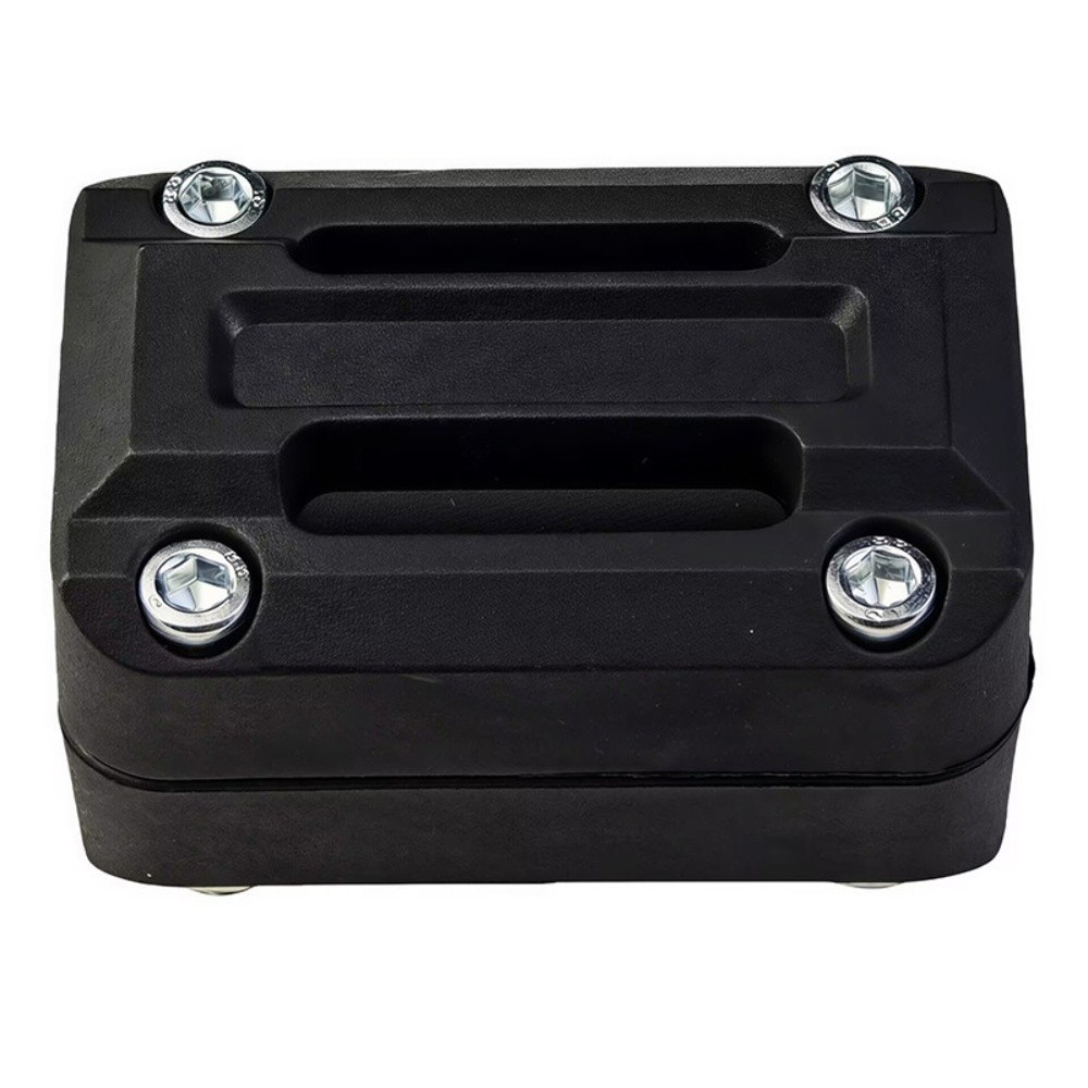 Motorcycle Bumper Blocks 4 Pack Black Plastic Rubber 27mm Inner Diameter