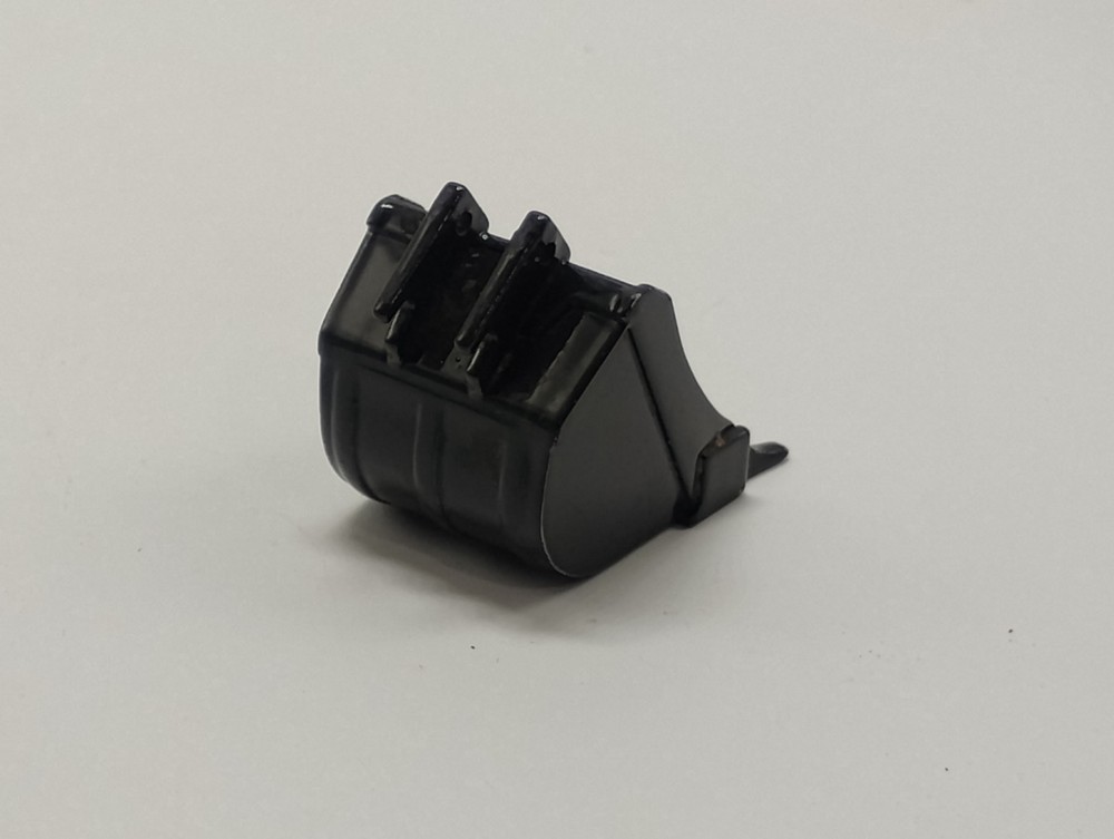 Approx 1-1/4" Black Diecast Excavator Backhoe Construction Replacement Bucket