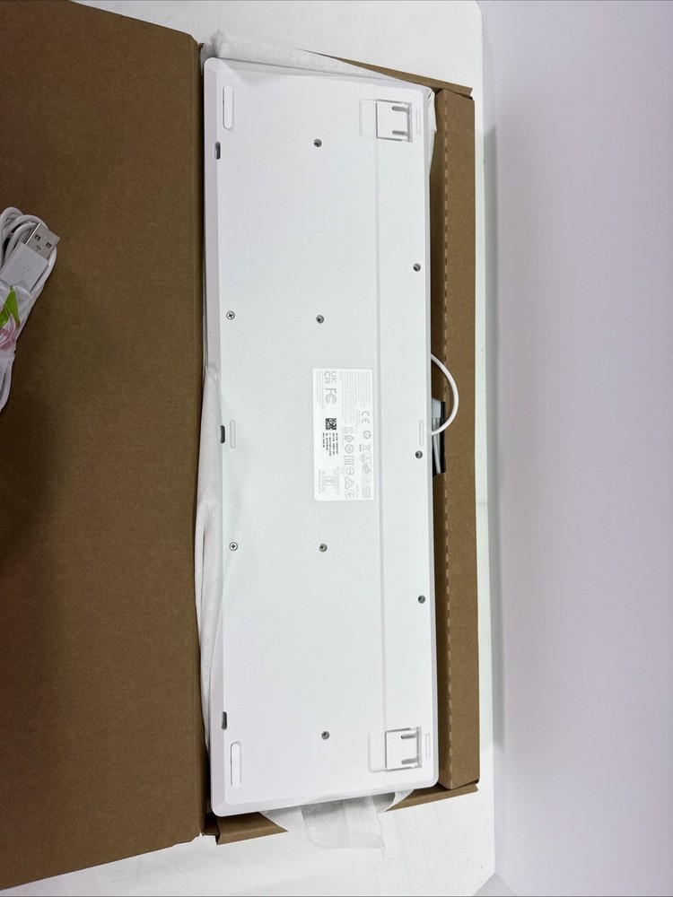 HP 125 WHITE Wired Keyboard and Mouse
