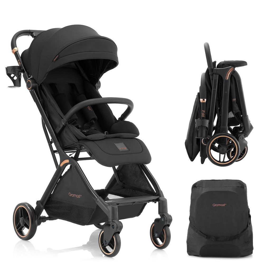 Gravity Folding Baby Stroller - Lightweight, Portable, UV Protected, One-Hand Fo