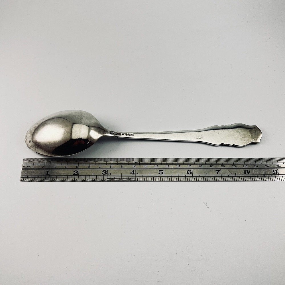 Towle Segovia Tablespoon Serving Spoon Silver Plate Flatware 1968