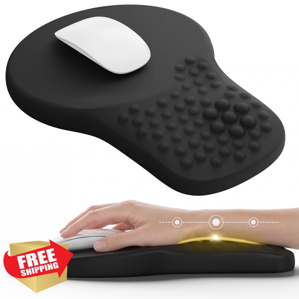 Ergonomic Mouse Pad with Wrist Rest Memory Foam Support