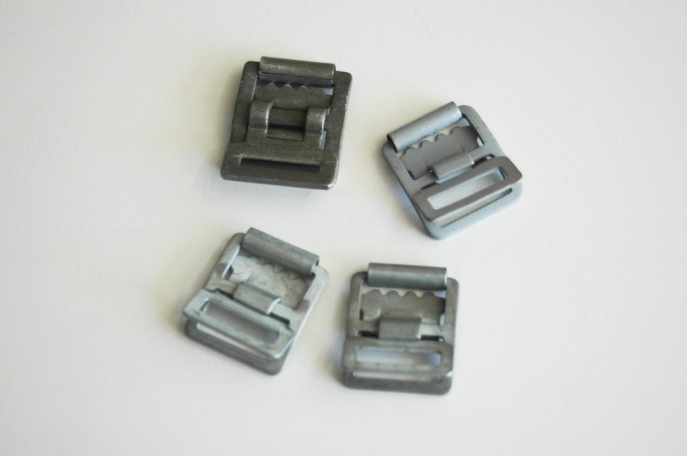 WWII German  Cloth Equipment Strap Adjust Buckles