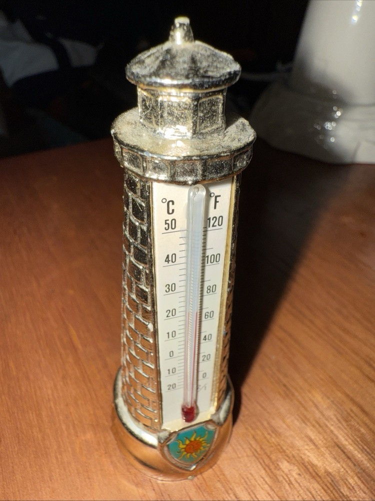 Lighthouse Silver Thermometer