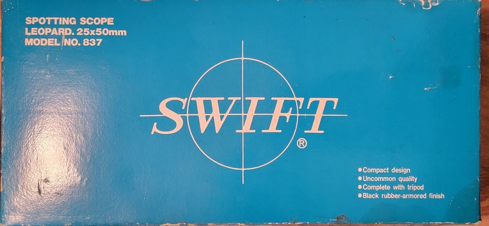 Swift 837 25x50 Compact Spotting Scope with Tripod